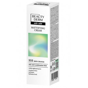 Matinis veido kremas riebiai, mišriai odai BEAUTY DERM 50ml